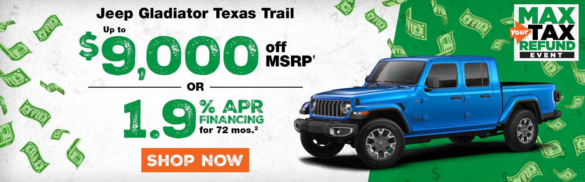 April deal on Jeep Gladiator