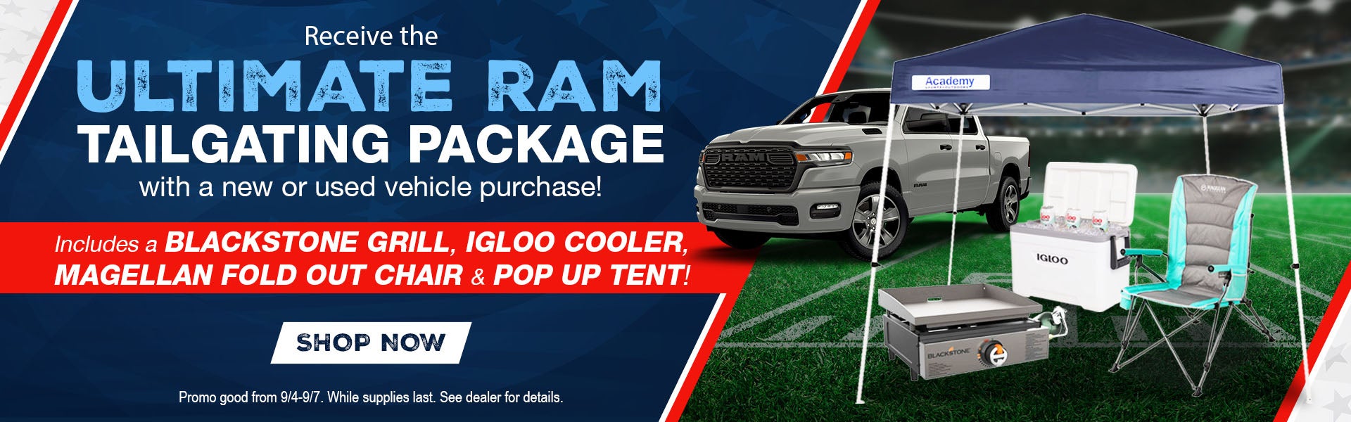 tailgating package